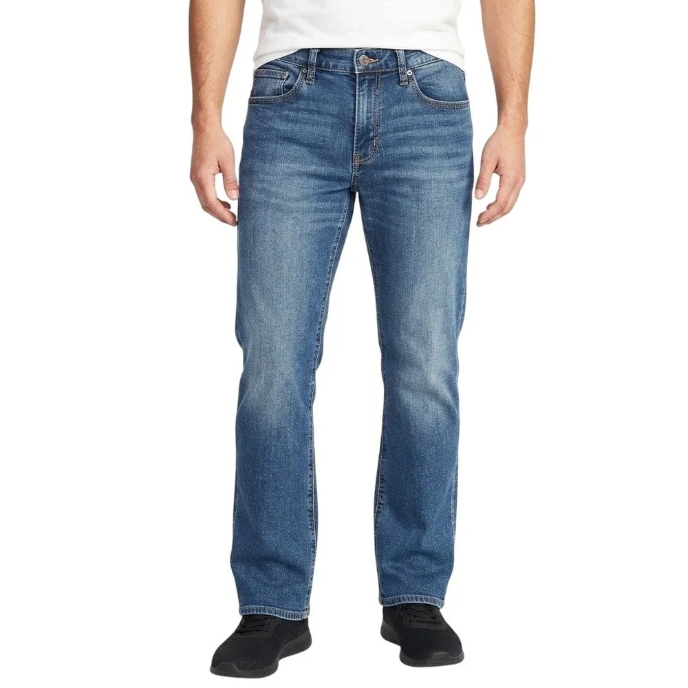 Old Navy Bootcut Jeans Kid 12 Plus Blue Built-In Tough Flex Stretch Indie Sleaze